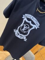 LV Printed Zipper Chain Short-Sleeve T-Shirt - 图片 4