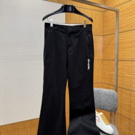 LV College-Style Bell-Bottom Casual Pants