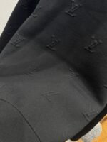 LV Monogram Print Embroidered Lapel Zipper Jacket - 图片 8