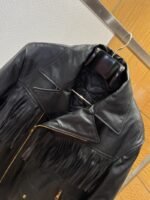 LV Fringe Genuine Leather Jacket Jacket Coat - 图片 3