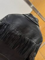 LV Fringe Genuine Leather Jacket Jacket Coat - 图片 6