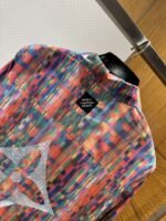 LV Rainbow Four-Leaf Clover Lapel Long-Sleeve Shirt - 图片 8