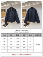 Miu Miu Collared Contrast-Color Check Cotton Coat - 图片 10