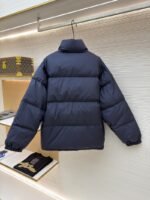 Miu Miu Double-Faced Stand Collar Micro-Logo Zipper Long-Sleeve Down Jacket - 图片 2