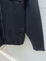 Miu Miu Corduroy Collar Denim Jacket Coat - 图片 7