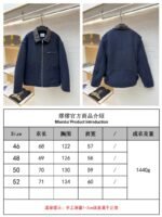 Miu Miu Distressed Washed Leather Collar Zip-Up Cotton Jacket - 图片 10