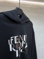 Fendi Hooded Letter Print Long-Sleeve Sweatshirt - 图片 8