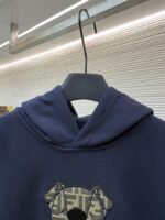 Fendi Puppy Embroidered Cotton Hooded Sweatshirt - 图片 3