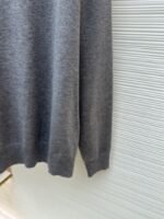 Fendi Double F Gold-Embossed Logo Knit Polo Shirt 1 - 图片 7