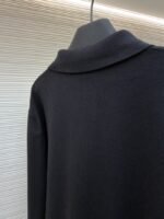 Fendi Double F Gold-Embossed Logo Knit Polo Shirt 2 - 图片 9