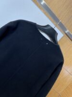 LV Collarless Double-Breasted Wool Coat - 图片 6