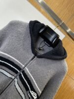 Balenciaga Color-Block Hooded Knit Jacket - 图片 3