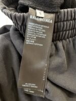 Balenciaga Letter Print Elastic Waist Wide-Leg Pants - 图片 9