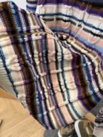 LV Color-Blocked Cable-Knit Zipper Cardigan - 图片 8