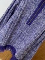 LV 2026 SpringSummer Letter Badge Half-Zip Pullover Fringe Knit Sweater - 图片 4