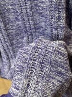 LV 2026 SpringSummer Letter Badge Half-Zip Pullover Fringe Knit Sweater - 图片 8