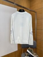LV Floral Stripe Jacquard Embroidered Sweater - 图片 2