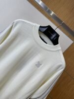 LV Floral Stripe Jacquard Embroidered Sweater - 图片 3