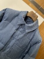 Dior All-Over Print Jacquard Pocket Lapel Down Jacket - 图片 3
