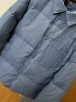 Dior All-Over Print Jacquard Pocket Lapel Down Jacket - 图片 4