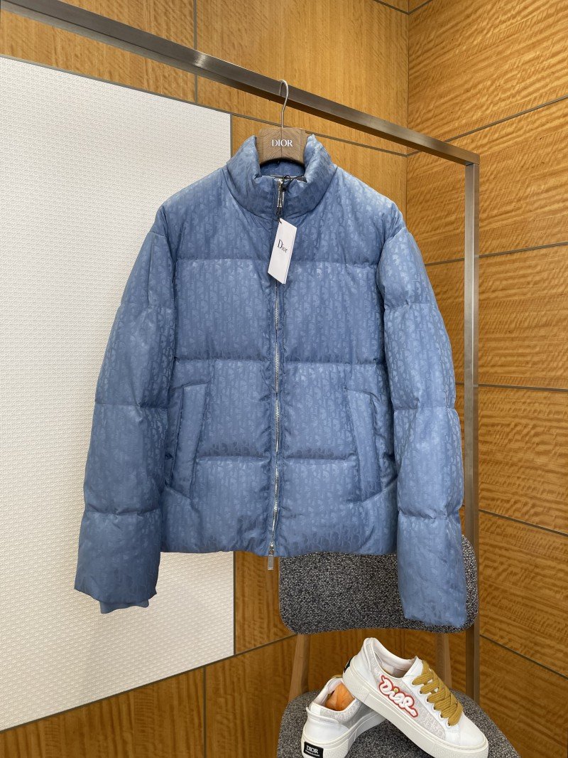 wsxc1767753158443_0.jpg Dior All-Over Print Jacquard Stand Collar Down Jacket 1 - 图片 1