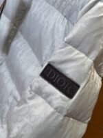Dior All-Over Print Solid Color Zipper Stand Collar Down Jacket 3 - 图片 6