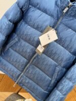 Dior All-Over Print Solid Color Zipper Stand Collar Down Jacket 4 - 图片 4