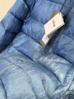 Dior All-Over Print Solid Color Zipper Stand Collar Down Jacket 4 - 图片 5