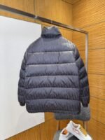 Dior All-Over Print Solid Color Zipper Stand Collar Down Jacket 5 - 图片 2