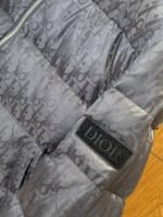 Dior All-Over Print Solid Color Zipper Stand Collar Down Jacket 5 - 图片 5