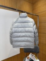 Dior All-Over Print Solid Color Zipper Stand Collar Down Jacket 6 - 图片 2
