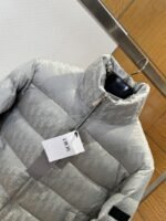 Dior All-Over Print Solid Color Zipper Stand Collar Down Jacket 6 - 图片 3