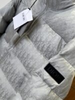 Dior All-Over Print Solid Color Zipper Stand Collar Down Jacket 6 - 图片 5