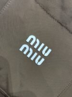 Miu Miu Detachable Hooded Short Down Jacket - 图片 8