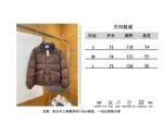 Miu Miu Logo Print Leather Collar Down Jacket 1 - 图片 10
