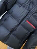Prada Logo Hooded Down Jacket - 图片 5