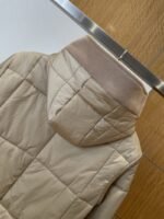 LV leather label color blocked hooded lightweight down jacket 1 - 图片 6