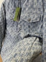 Gucci All-Over Print Zipped Denim Down Jacket - 图片 5