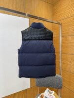 BOTTEGA VENETA Splicing genuine leather woven down vest 2 - 图片 2