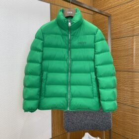 Gucci Embroidered Logo Stand Collar Down Jacket 1