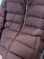 Gucci Embroidered Logo Stand Collar Down Jacket 3 - 图片 5