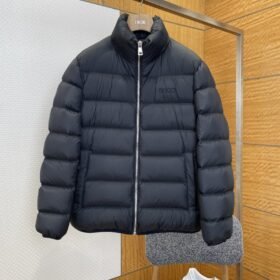 Gucci Embroidered Logo Stand Collar Down Jacket 4