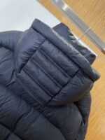 Dior Letter Print Stand Collar Hooded Quilted Down Jacket 1 - 图片 7