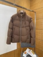Fendi Detachable Sleeve Stand Collar Down Jacket 1