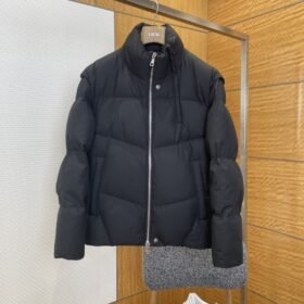 Fendi Detachable Sleeve Stand Collar Down Jacket 3