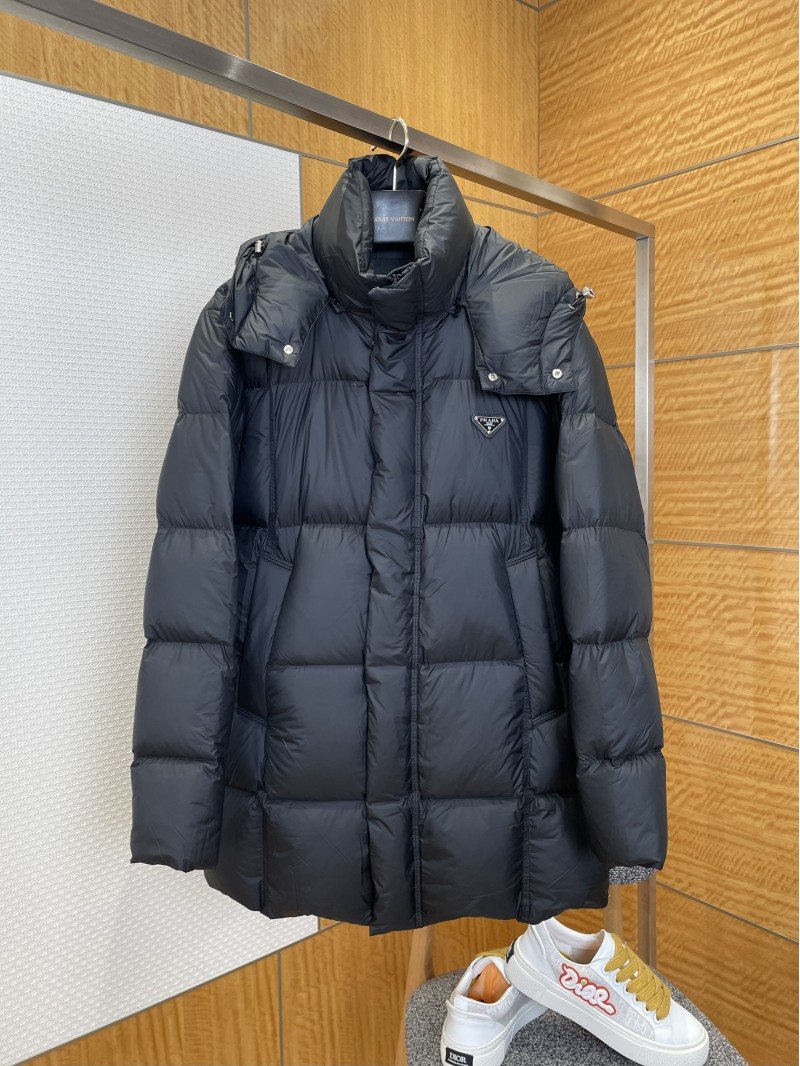 wsxc1768163861415_0.jpg Prada Enamel Triangle Logo Detachable Hood Down Jacket - 图片 1