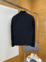 Prada Sleeve Logo Knit Panel Stand Collar Down Jacket - 图片 2