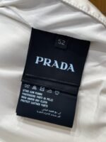 Prada Enamel Triangle Logo Letter Embroidered Down Jacket 2 - 图片 9