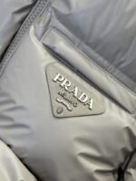 Prada Classic Triangle Logo Stand Collar Down Jacket 2 - 图片 6