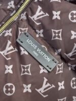 LV All-Over Print Zipper Stand Collar Down Jacket - 图片 6